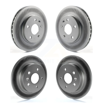 Front Rear Coated Disc Brake Rotors Kit For Chevrolet Malibu Limited KG-100746