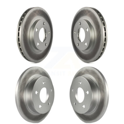 Front Rear Coated Disc Brake Rotors Kit For Ford Mustang KG-100757