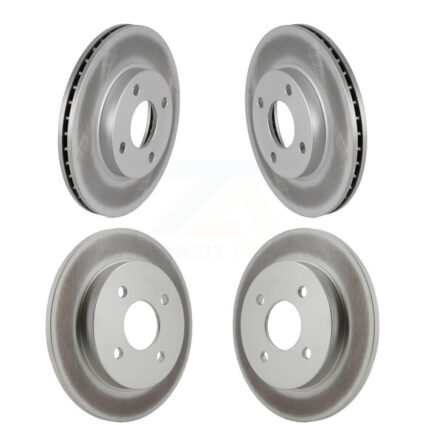 Front Rear Coated Disc Brake Rotors Kit For Ford Focus KG-100761