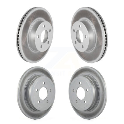 Front Rear Coated Disc Brake Rotors Kit For Ford Explorer Sport Trac 4WD KG-100766