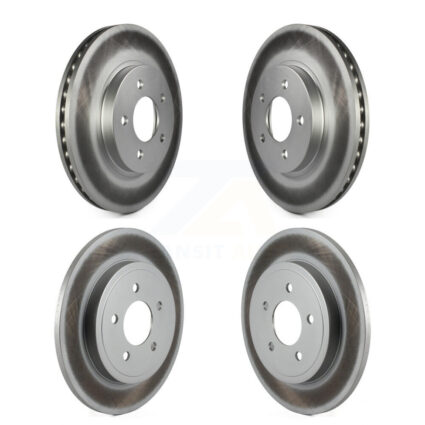 Front Rear Coated Disc Brake Rotors Kit For Ford Escape Mazda Tribute Mercury Mariner KG-100775