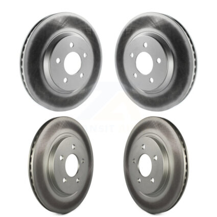 Front Rear Coated Disc Brake Rotors Kit For Ford Mustang KG-100782