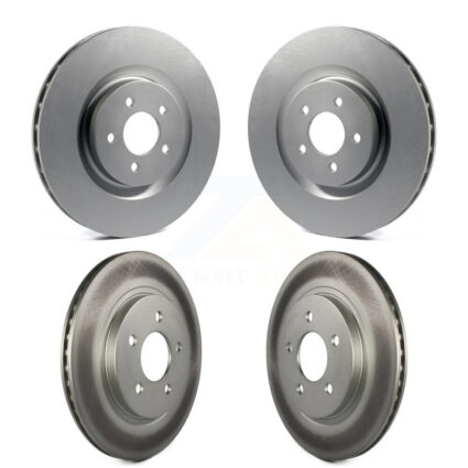 Front Rear Coated Disc Brake Rotors Kit For Ford Mustang KG-100785