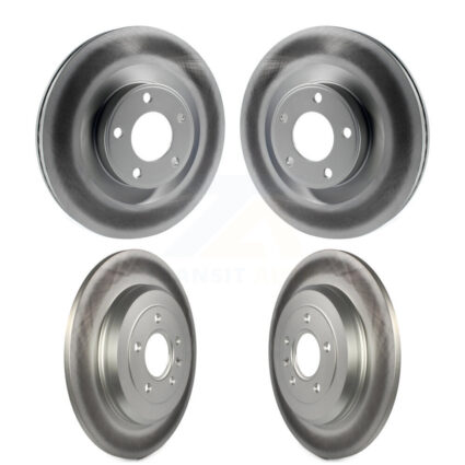 Front Rear Coated Disc Brake Rotors Kit For Ford Edge Lincoln MKX KG-100791