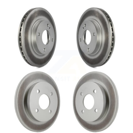 Front Rear Coated Disc Brake Rotors Kit For Ford Fiesta KG-100800