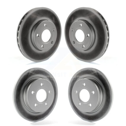 Front Rear Coated Disc Brake Rotors Kit For Ford Focus KG-100801