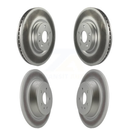Front Rear Coated Disc Brake Rotors Kit For Ford Fusion Lincoln MKZ KG-100806
