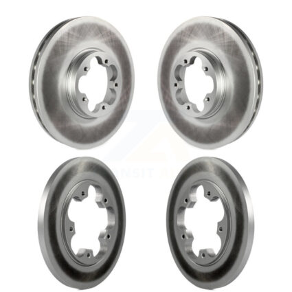 Front Rear Coated Disc Brake Rotors Kit For Ford Transit-250 Transit-150 Transit-350 KG-100810