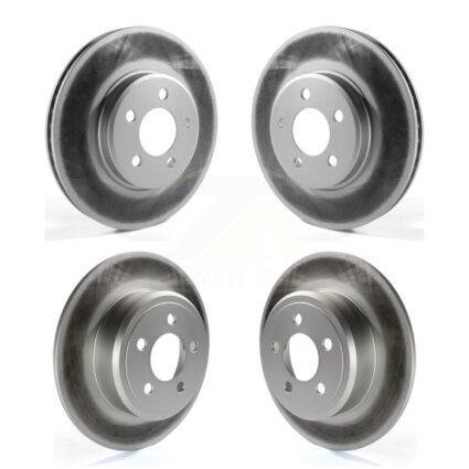 Front Rear Coated Disc Brake Rotors Kit For Dodge Charger Chrysler 300 Challenger Magnum KG-100832