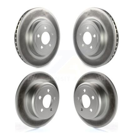 Front Rear Coated Disc Brake Rotors Kit For Chrysler 300 Dodge Charger KG-100833