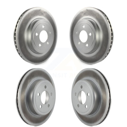 Front Rear Coated Disc Brake Rotors Kit For Dodge Charger Chrysler 300 Challenger Magnum KG-100834