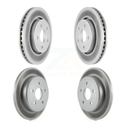 Front Rear Coated Disc Brake Rotors Kit For Jeep Grand Cherokee Commander KG-100836