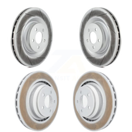 Front Rear Coated Disc Brake Rotors Kit For Dodge Charger Chrysler 300 Challenger Magnum KG-100837