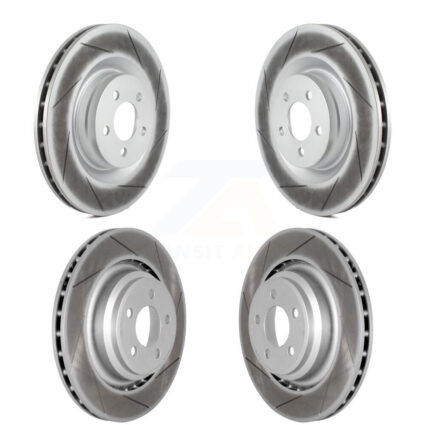 Front Rear Coated Disc Brake Rotors Kit For Dodge Charger Chrysler 300 Challenger Magnum KG-100838