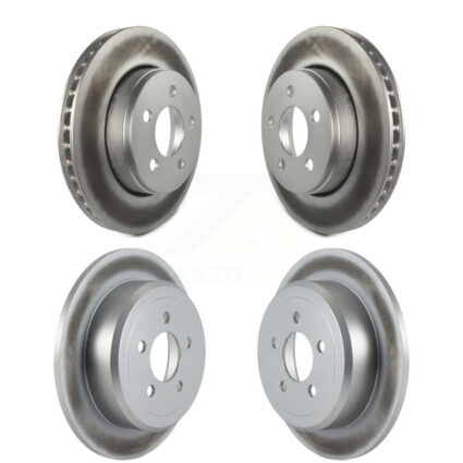 Front Rear Coated Disc Brake Rotors Kit For Jeep Liberty Dodge Nitro KG-100845