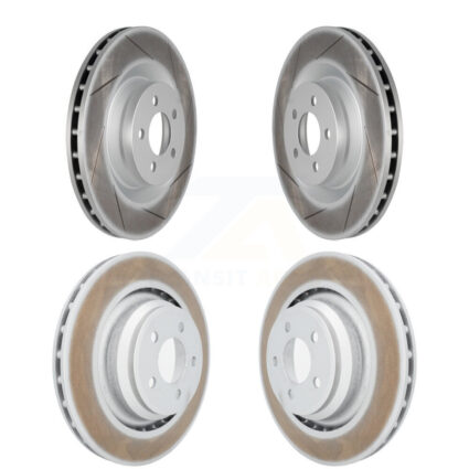 Front Rear Coated Disc Brake Rotors Kit For Dodge Charger Chrysler 300 Challenger Magnum KG-100849