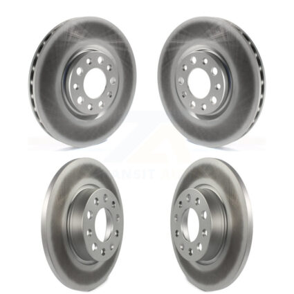 Front Rear Coated Disc Brake Rotors Kit For Jeep Compass Renegade Fiat 500X KG-100860