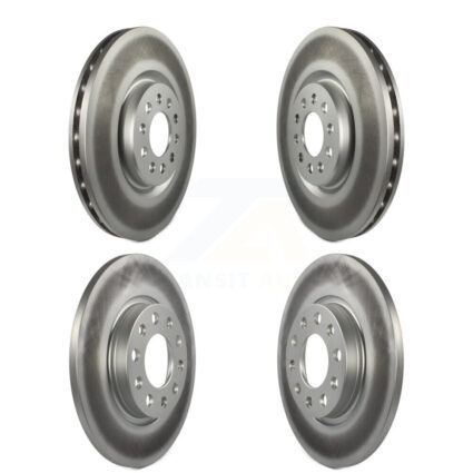 Front Rear Coated Disc Brake Rotors Kit For Jeep Cherokee Chrysler 200 KG-100861