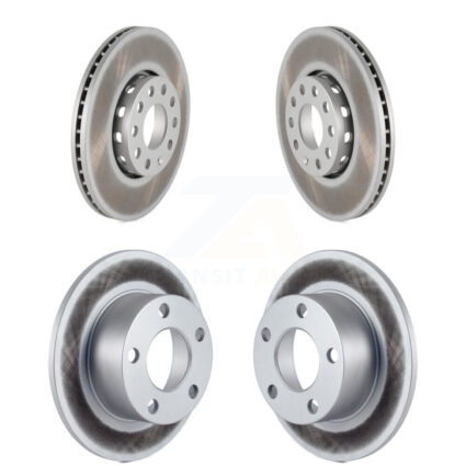 Front Rear Coated Disc Brake Rotors Kit For Volkswagen Passat Audi 100 Quattro A6 S6 KG-100871