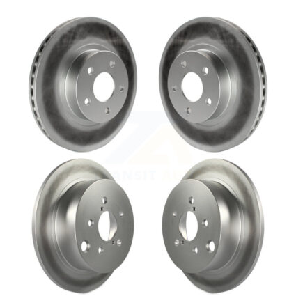 Front Rear Coated Disc Brake Rotors Kit For Subaru Impreza KG-100879