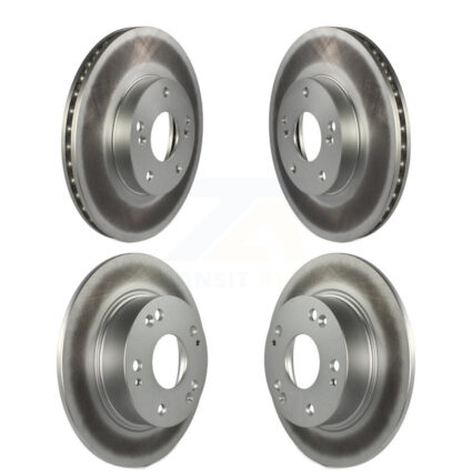 Front Rear Coated Disc Brake Rotors Kit For Honda Accord KG-100882