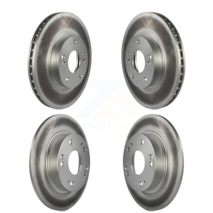 Front Rear Coated Disc Brake Rotors Kit For Honda Civic Acura CSX ILX KG-100884
