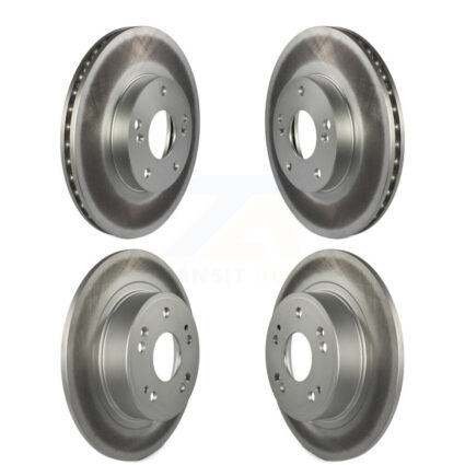 Front Rear Coated Disc Brake Rotors Kit For Honda Accord KG-100885
