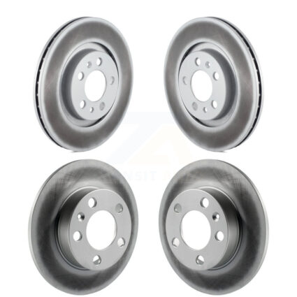 Front Rear Coated Disc Brake Rotors Kit For Volkswagen Jetta Golf Beetle City KG-100888