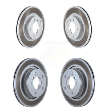 Front Rear Coated Disc Brake Rotors Kit For BMW 328i 328is With 294mm Diameter Rotor KG-100889
