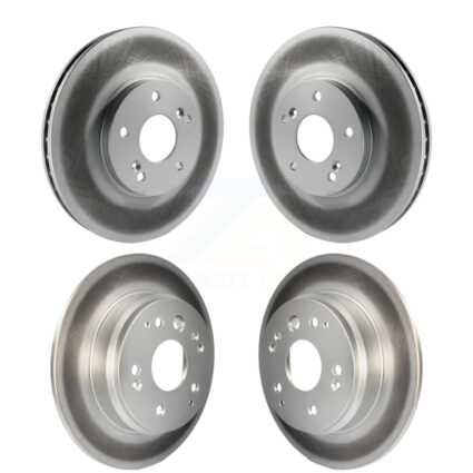 Front Rear Coated Disc Brake Rotors Kit For Acura TL KG-100894