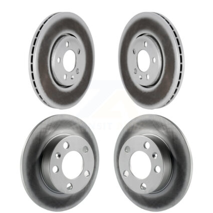 Front Rear Coated Disc Brake Rotors Kit For Volkswagen Jetta Golf Beetle KG-100896