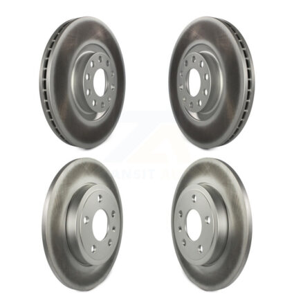 Front Rear Coated Disc Brake Rotors Kit For Audi A4 Quattro KG-100907