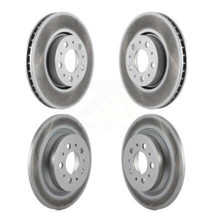 Front Rear Coated Disc Brake Rotors Kit For Volvo S60 XC70 V70 S80 KG-100908