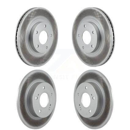 Front Rear Coated Disc Brake Rotors Kit For Nissan Maxima INFINITI I35 KG-100915