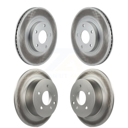 Front Rear Coated Disc Brake Rotors Kit For Nissan Altima KG-100916