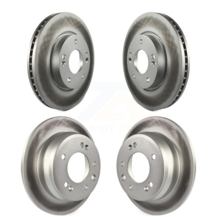 Front Rear Coated Disc Brake Rotors Kit For Hyundai Elantra Tucson Kia Sportage KG-100924