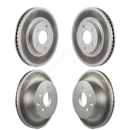 Front Rear Coated Disc Brake Rotors Kit For INFINITI Q45 M45 KG-100934