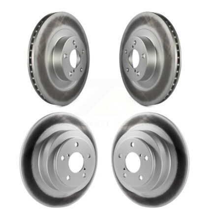 Front Rear Coated Disc Brake Rotors Kit For Subaru Outback Legacy Baja KG-100937