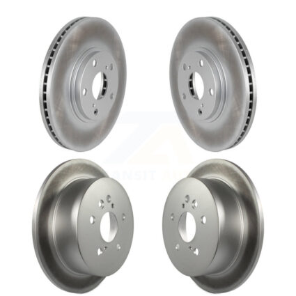 Front Rear Coated Disc Brake Rotors Kit For Toyota Highlander KG-100945