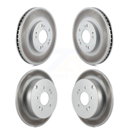 Front Rear Coated Disc Brake Rotors Kit For Mitsubishi Endeavor KG-100949