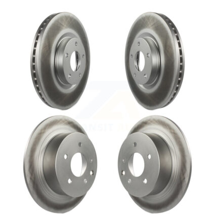 Front Rear Coated Disc Brake Rotors Kit For Nissan Altima Maxima KG-100951