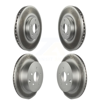 Front Rear Coated Disc Brake Rotors Kit For Nissan Murano INFINITI FX35 FX45 KG-100952