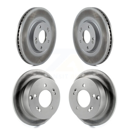 Front Rear Coated Disc Brake Rotors Kit For Hyundai XG350 KG-100956