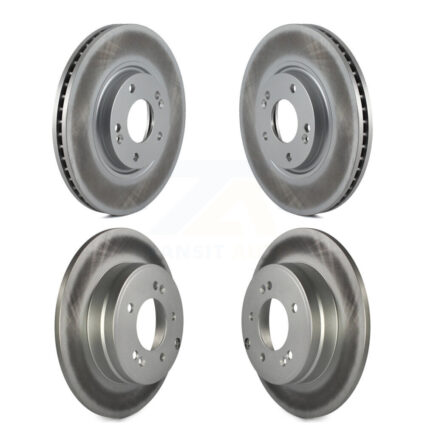 Front Rear Coated Disc Brake Rotors Kit For Hyundai Azera KG-100958