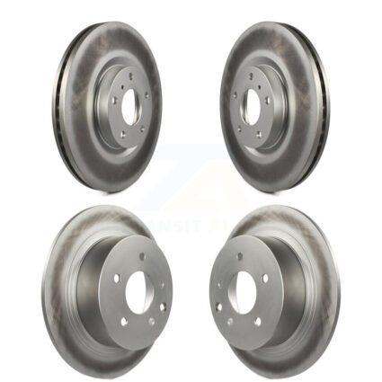Front Rear Coated Disc Brake Rotors Kit For Nissan Altima Maxima KG-100966