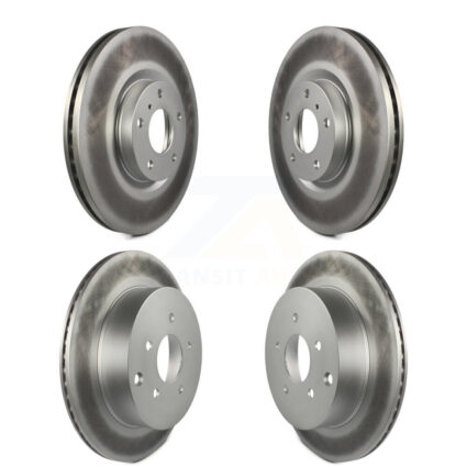 Front Rear Coated Disc Brake Rotors Kit For Nissan Murano INFINITI QX70 KG-100967