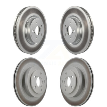 Front Rear Coated Disc Brake Rotors Kit For Subaru Legacy KG-100984