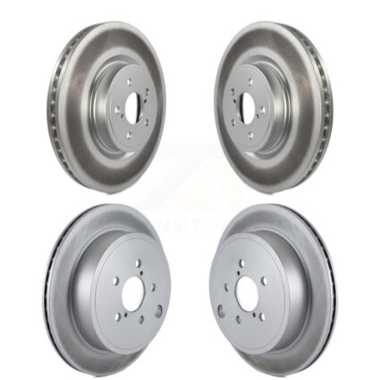Front Rear Coated Disc Brake Rotors Kit For Subaru Outback Legacy KG-100985