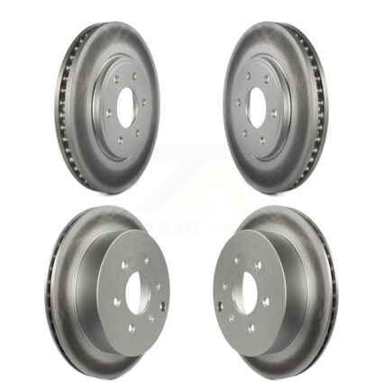 Front Rear Coated Disc Brake Rotors Kit For Nissan Frontier Suzuki Equator KG-100987