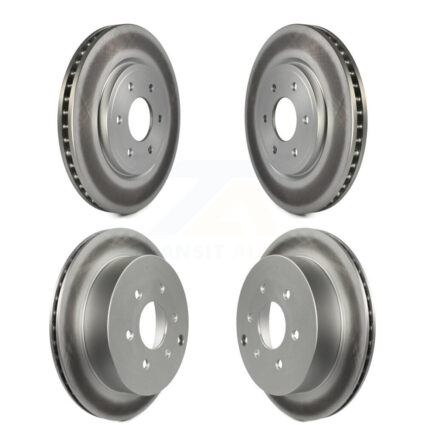 Front Rear Coated Disc Brake Rotors Kit For Nissan Frontier Xterra Suzuki Equator KG-100988